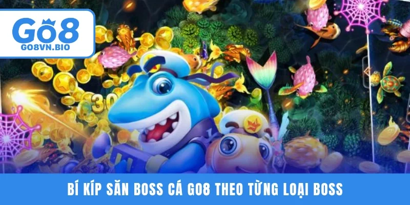 Bí kíp săn boss cá GO8 theo từng loại boss